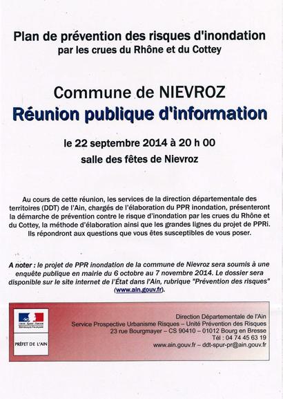 PPRI - Réunion publique d'information PPRI - Réunion publique d'information