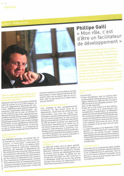 Les propos surprenants du Préfet de l'Ain Les propos surprenants du Préfet de l'Ain